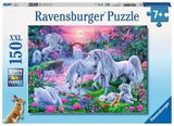 Unicorn In The Sunset Glow- 150 Piece Puzzle