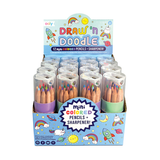 Draw 'n' Doodle Mini Colored Pencils + Sharpener - Outerspace