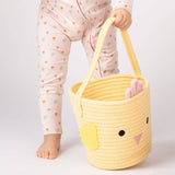 Rope Easter Basket - Yellow Chick, Lucy's Room