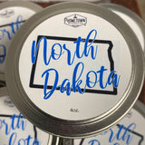 North Dakota States Candle in 4-oz Tin