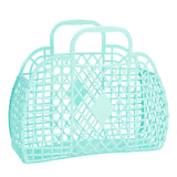 Retro Basket Jelly Bag - Large: Bubblegum Pink