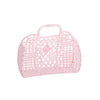 Retro Basket Jelly Bag - Small: Berry Pink