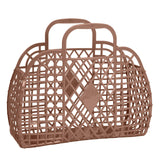 Retro Basket Jelly Bag - Large: Bubblegum Pink