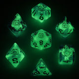 Wyrmforged Rollers - Rounded Plastic Polyhedral Dice - Frog