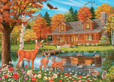 Cottage Pond (Family) 350pc Puzzle