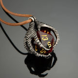 Dragon Claw Necklace with D20