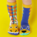 Moose & Bear Kids Collectible Mismatched Forest Animal Socks