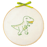 Tyranno Dino Embroidery Wall Art Kit