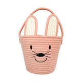 Rope Easter Basket - Pink Bunny, Lucy's Room