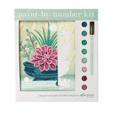 Succulents in Blue Planter Paint-by-Number Kit