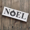 Noel Ornament with Snowflake sign, Christmas Decor, holiday