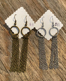 Tassel Chain Dangle Earrings