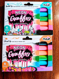 Tulip Neon Graffiti Fabric Markers