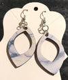 Teardrop Marble Earrings