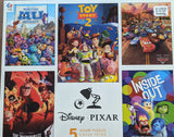 Disney Pixar 5 Individual Puzzles