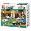 Cow Farm Building Brick Kit (512 Pcs)