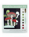 Fly Agaric Mushrooms Paint-by-Number Kit