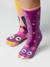 Owl & Mouse | Adult Socks | Mismatched Fun Socks