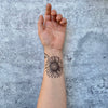 Sunflower Temporary Tattoo