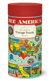 See America 1,000 Piece Vintage Puzzle