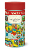 See America 1,000 Piece Vintage Puzzle