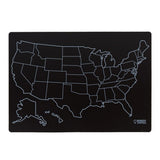 US Map Placemat 12x17